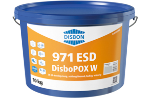 Disbon DisboPOX W 971 ESD 2K-EP-Versiegelung, seidenglänzend, farbig, wässrig